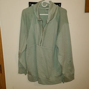 PINK 1/4 zip sweatshirt